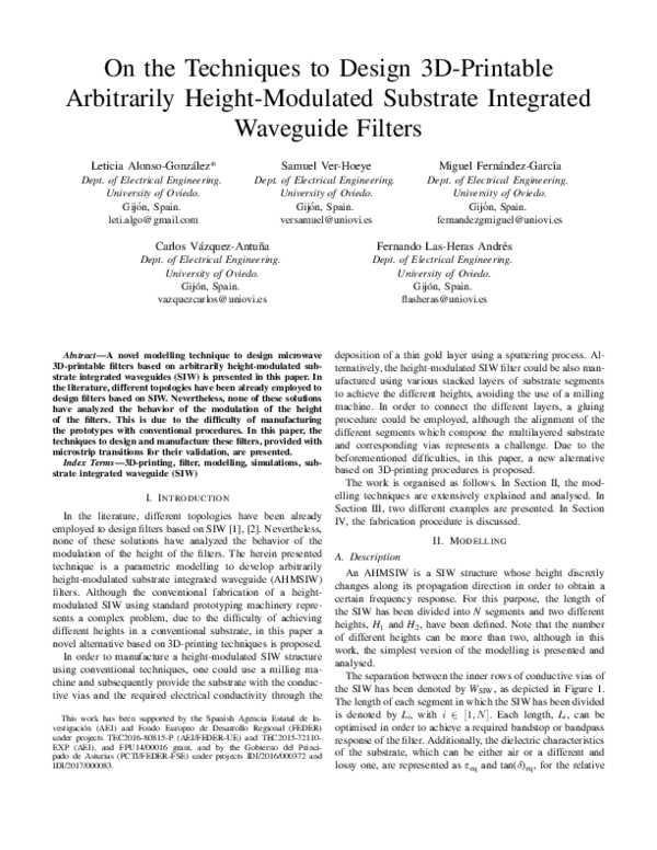 (PDF) On the Techniques to Design 3D-Printable Arbitrarily Height ...