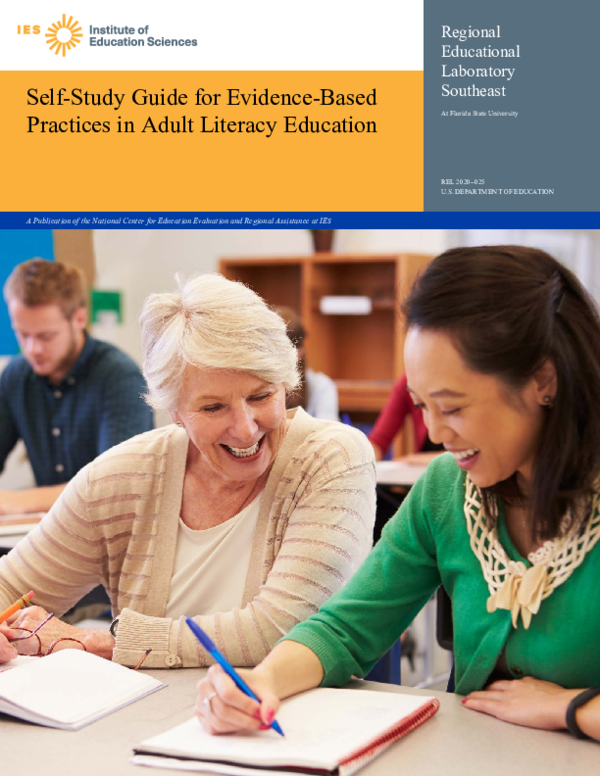 (PDF) Self-Study Guide for Evidence-Based Practices in Adult Literacy ...