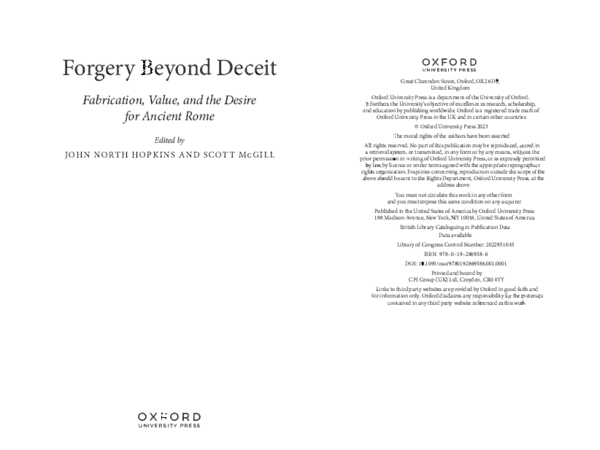 (PDF) Imperial Greek Atticism: A Culture of Forgery? Phrynichus and the ...