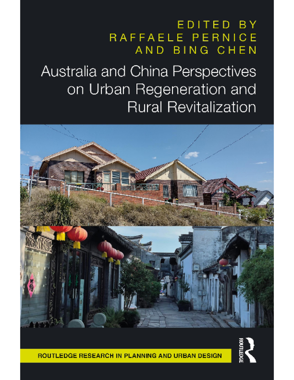 (PDF) Australia and China Perspectives on Urban Regeneration and Rural ...