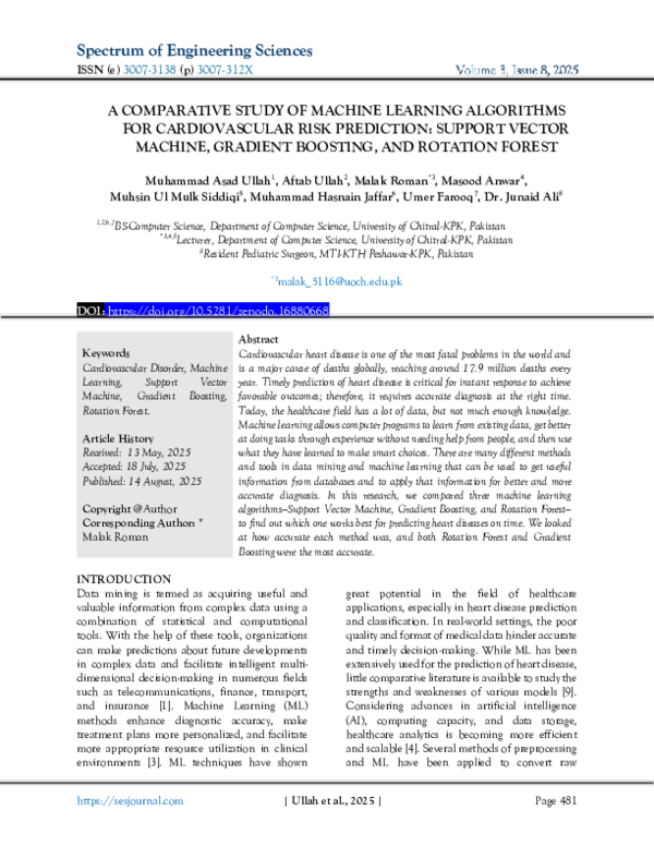 (PDF) A COMPARATIVE STUDY OF MACHINE LEARNING ALGORITHMS FOR ...