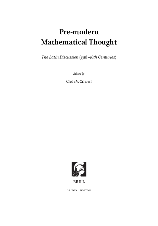 (PDF) A ROBERT Marco Trevisano and the Ontology of Numbers