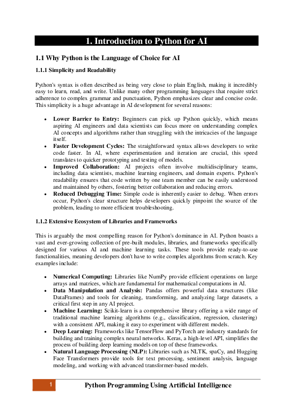 (PDF) Python Programming Using Artificial Intelligence