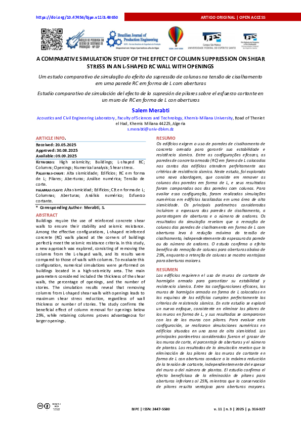(PDF) A COMPARATIVE SIMULATION STUDY OF THE EFFECT OF COLUMN ...