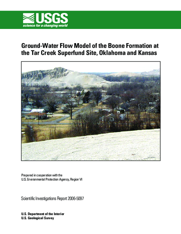 (PDF) Ground-water flow model of the Boone formation at the Tar Creek ...