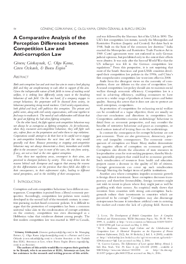 (PDF) A Comparative Analysis of the Perception Differences Between ...