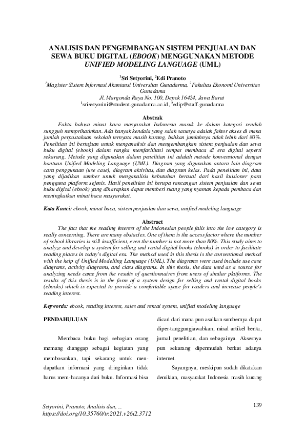 (PDF) Analisis Dan Pengembangan Sistem Penjualan Dan Sewa Buku Digital ...