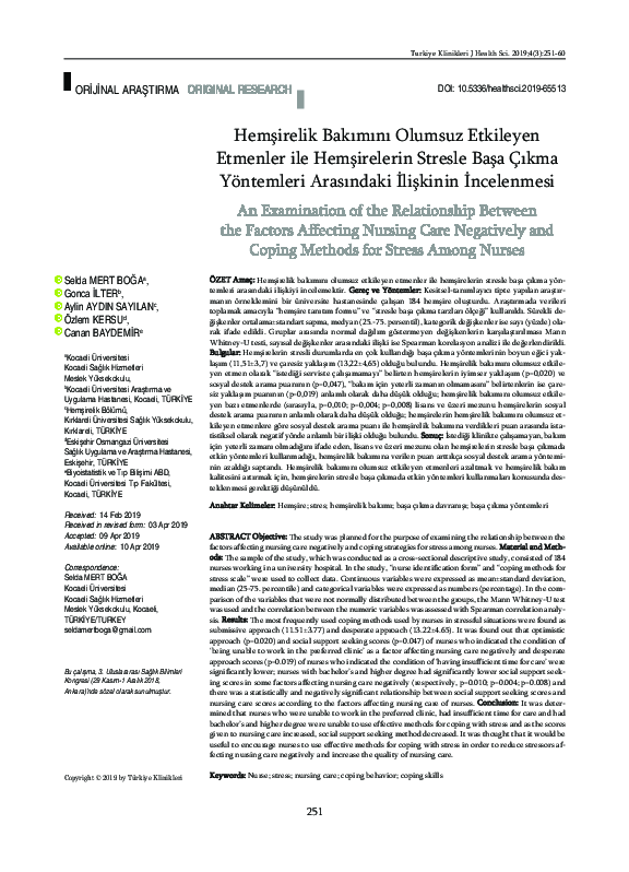 (PDF) An Examination of the Relationship between the Factors Affecting ...