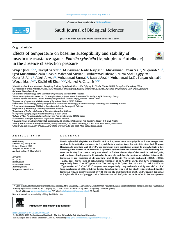 (PDF) Effects of temperature on baseline susceptibility and stability ...