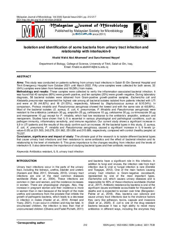 (PDF) Malaysian Journal of Microbiology