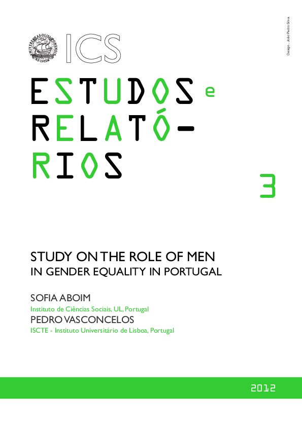 (PDF) Study on the role of men in gender equality in Portugal