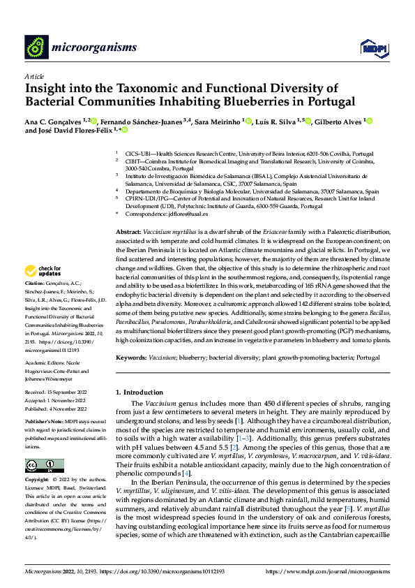 (PDF) Insight into the Taxonomic and Functional Diversity of Bacterial ...