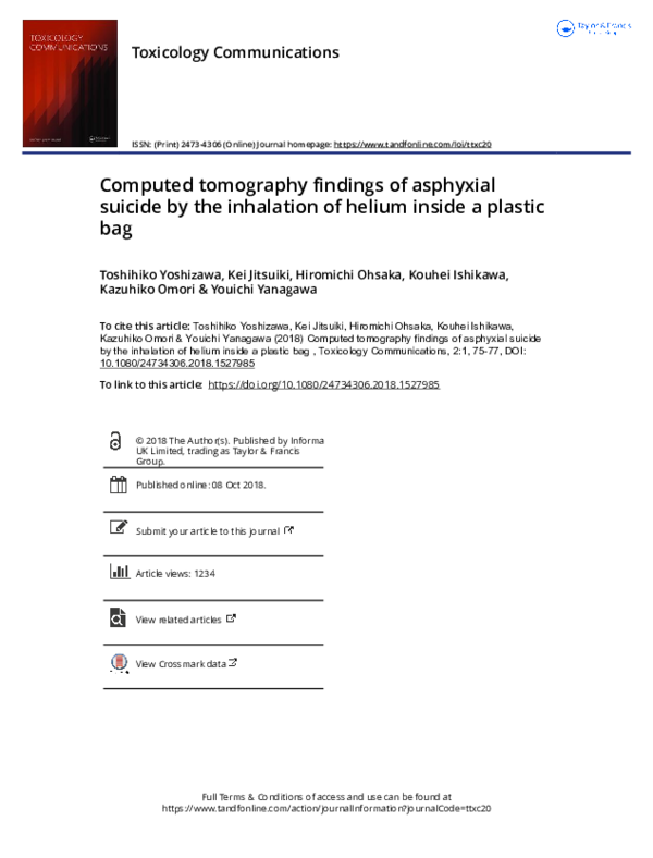 (PDF) Computed tomography findings of asphyxial suicide by the ...