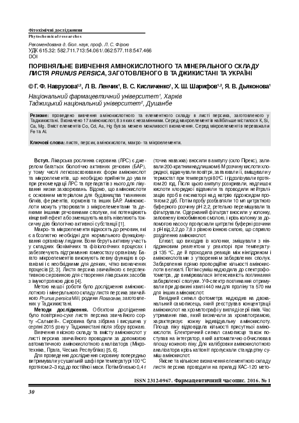 (PDF) Comparative Study of Amino Acids and Mineral Composition of ...