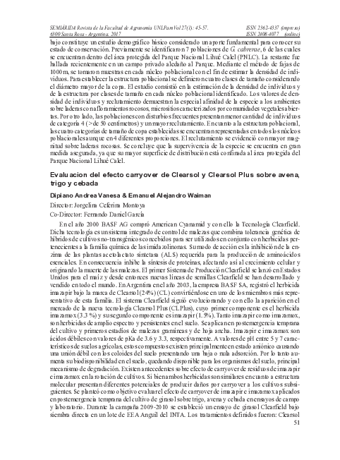 (PDF) Evaluacion del efecto carryover de Clearsol y Clearsol Plus sobre ...