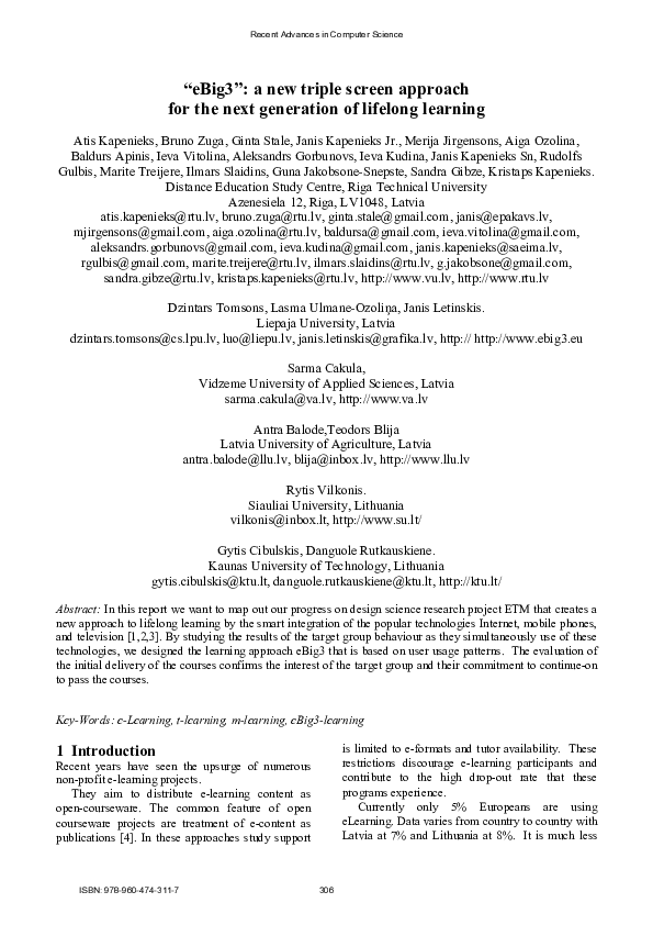 (PDF) “ eBig 3 ” : a new triple screen approach for the next generation ...