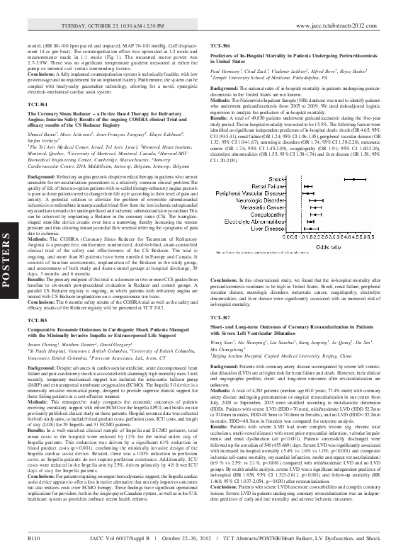 (PDF) TCT-384 The Coronary Sinus Reducer – a Device Based Therapy for ...