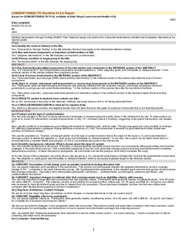 (PDF) The Walking Interventions Through Texting (WalkIT) Trial ...