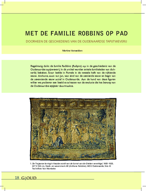 (PDF) Vanwelden, Martine: Met de familie Robbins op stap, doorheen de ...