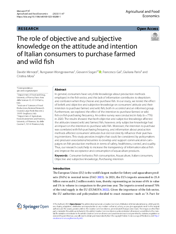 (PDF) The role of objective and subjective knowledge on the attitude ...
