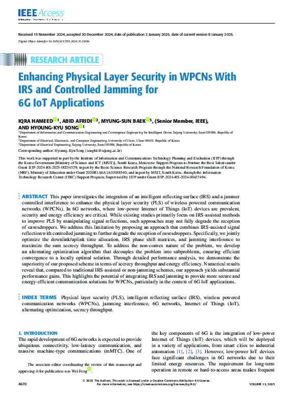 (PDF) Enhancing Physical Layer Security in WPCNs With IRS and ...