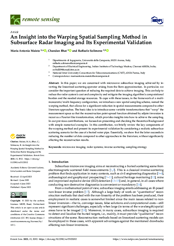 (PDF) An Insight into the Warping Spatial Sampling Method in Subsurface ...