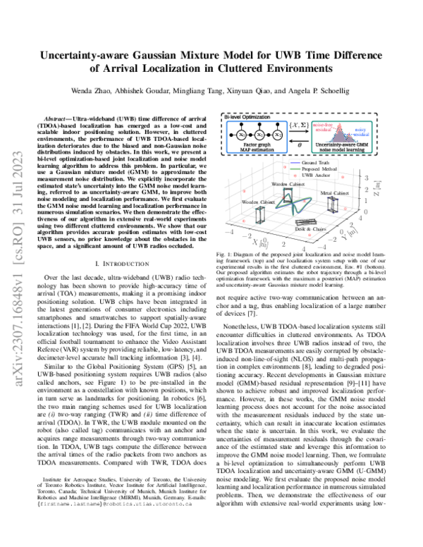 (PDF) Uncertainty-aware Gaussian Mixture Model for UWB Time Difference ...