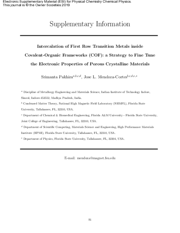 (PDF) Intercalation of first row transition metals inside covalent ...