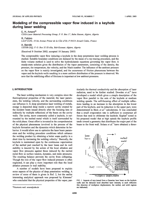(PDF) Modeling of the compressible vapor flow induced in a keyhole ...