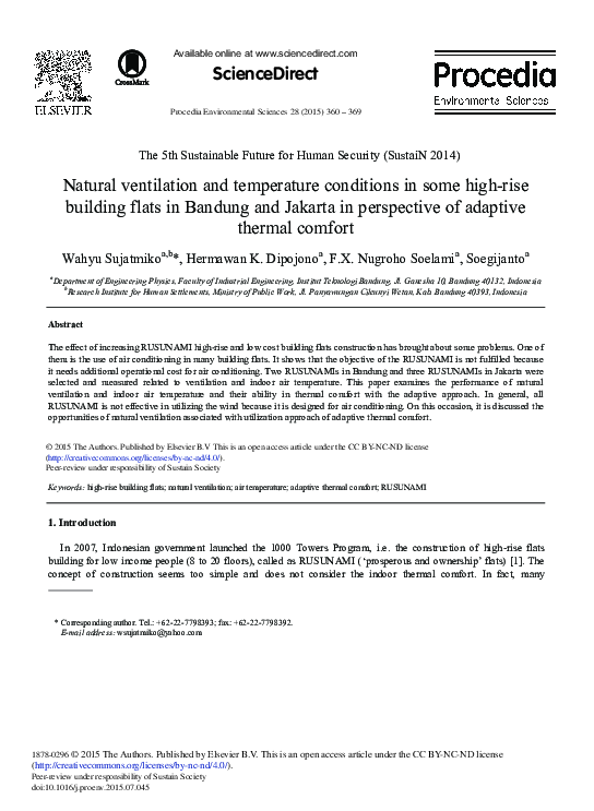 View of The Benefit of Natural Ventilation in Buildings - Sunsquare