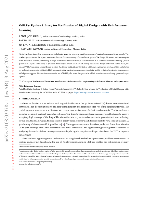 (PDF) VeRLPy: Python Library for Verification of Digital Designs with ...