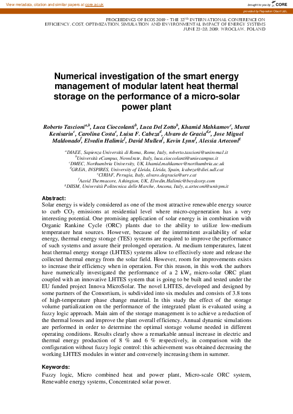 (PDF) Numerical investigation of the smart energy management of modular ...