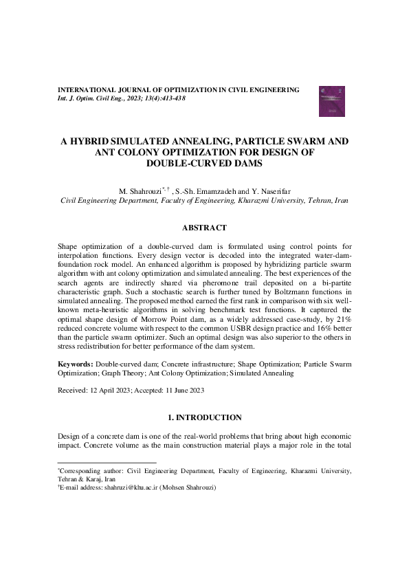 (PDF) A HYBRID SIMULATED ANNEALING, PARTICLE SWARM AND ANT COLONY ...