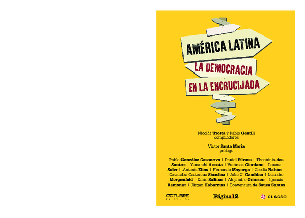 (PDF) América Latina : la democracia en la encrucijada