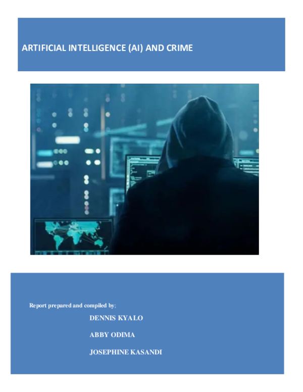 (PDF) Artificial Intelligence and Crime in Kenya