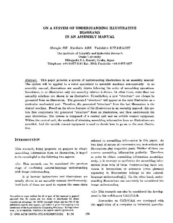 (PDF) On a system of understanding illustrative diagrams in an assembly ...