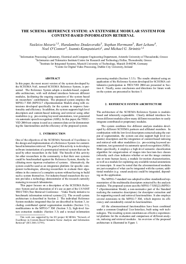 (PDF) The schema reference system: An extensible modular system for ...