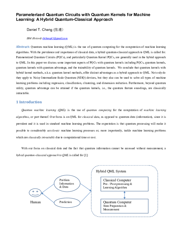 (PDF) Parameterized Quantum Circuits with Quantum Kernels for Machine ...