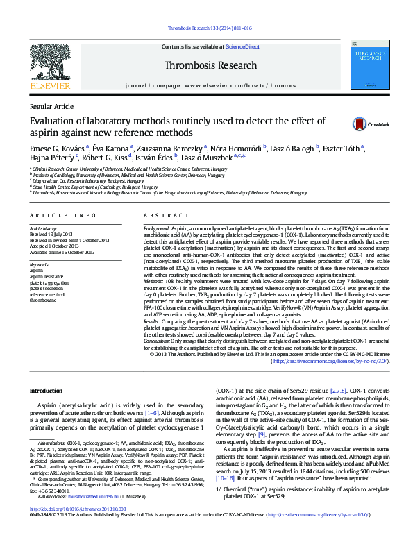 (PDF) Evaluation of laboratory methods routinely used to detect the ...