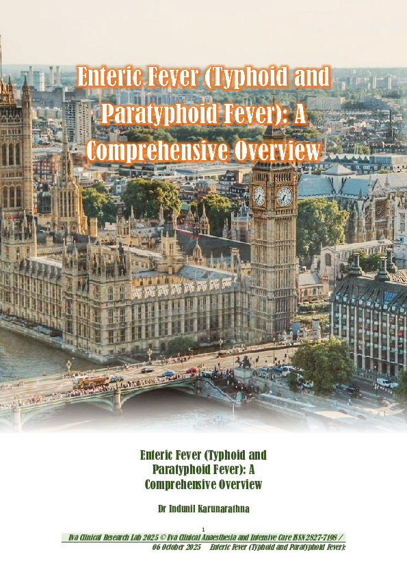 (PDF) Enteric Fever (Typhoid and Paratyphoid Fever): A Comprehensive ...