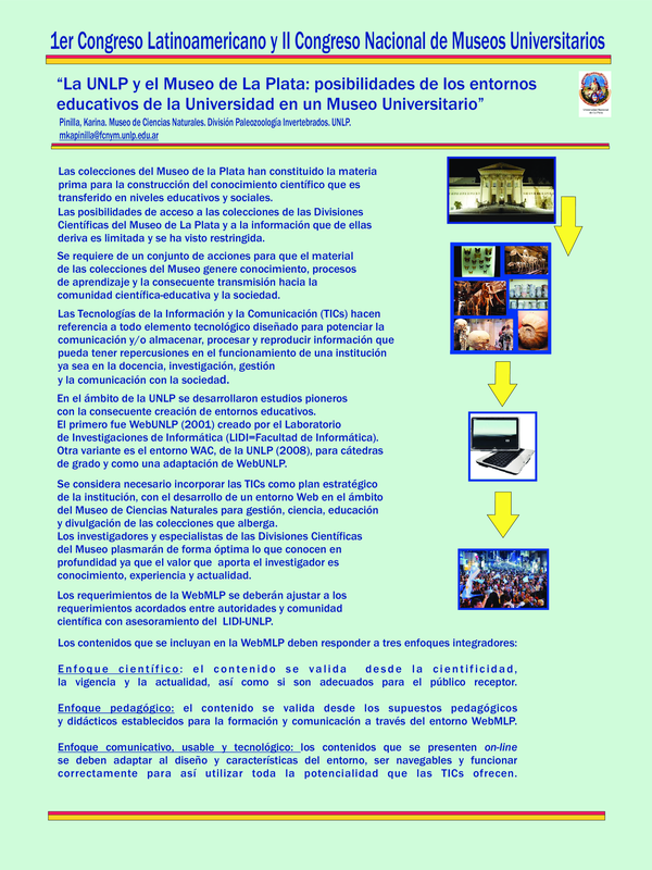 (PDF) La UNLP y el Museo de La Plata: posibilidades de los entornos ...