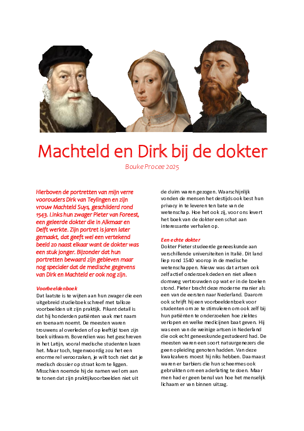 (PDF) Machteld en Dirk bij de dokter
