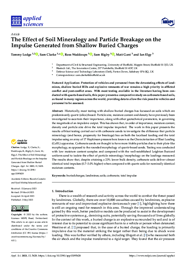 (PDF) The Effect of Soil Mineralogy and Particle Breakage on the ...