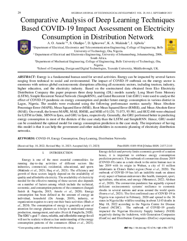 (PDF) Comparative analysis of deep learning techniques based COVID-19 ...
