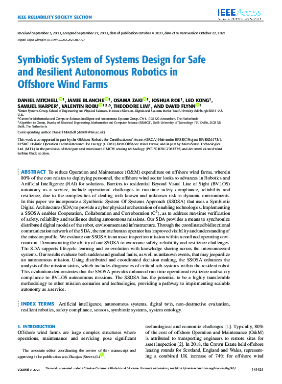 (PDF) Symbiotic System of Systems Design for Safe and Resilient ...