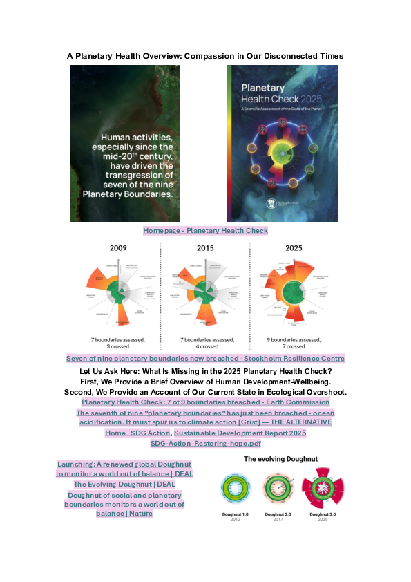 (PDF) A Planetary Health Overview