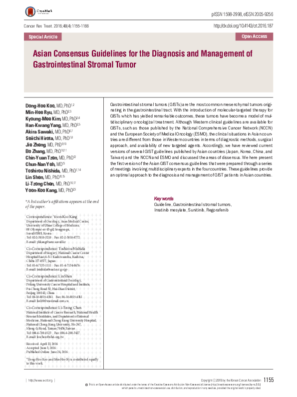 (PDF) Asian Consensus Guidelines for the Diagnosis and Management of ...
