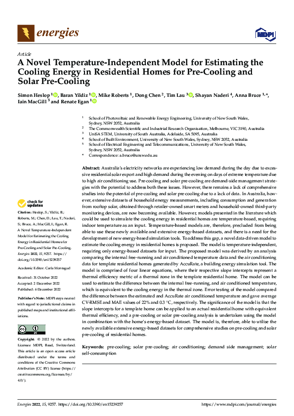 (PDF) A Novel Temperature-Independent Model for Estimating the Cooling ...