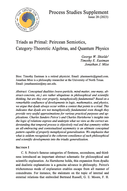 (PDF) Shields Triads as Primal