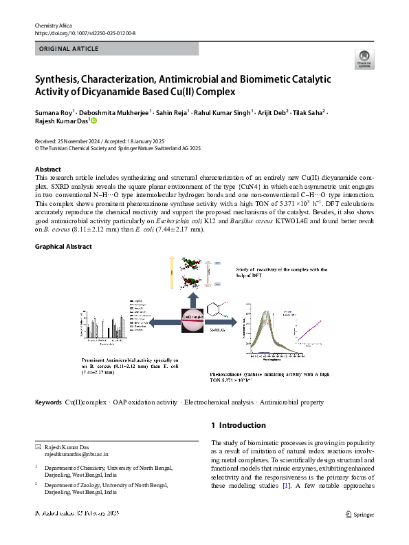 コンピュータ・IT DOCUMENT IMAGE ANALYSIS PDF) Synthesis, Characterization, Antimicrobial and Biomimetic